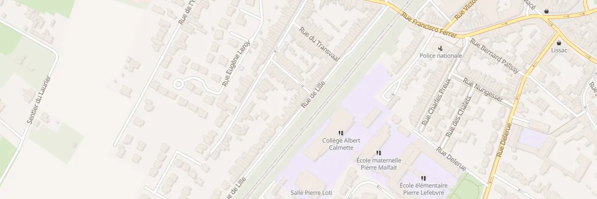 Plan du 70 Rue de Lille à Wasquehal