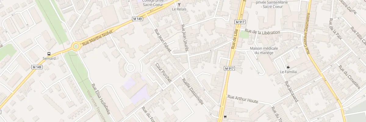 Plan du 47 Rue Jean Jaurès à Halluin
