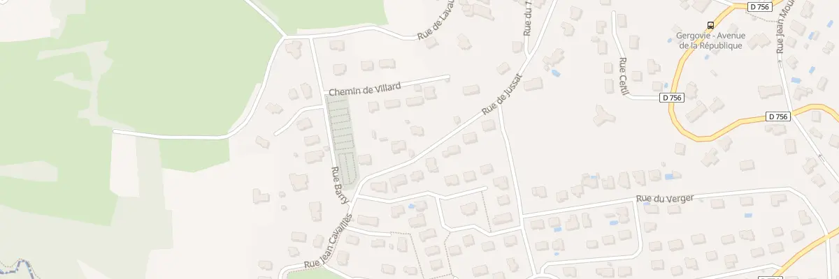 Plan du 14 Rue de Jussat à La Roche-Blanche
