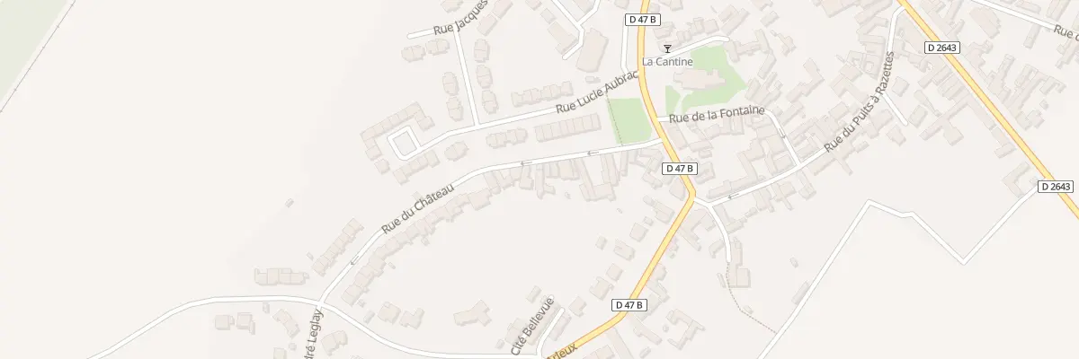 Plan du 19 Rue du Chateau à Cantin