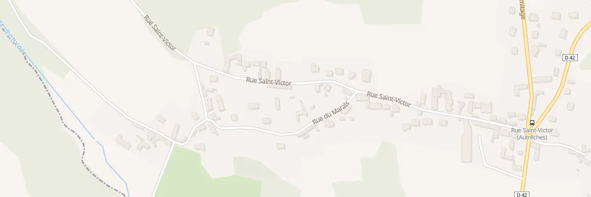 Plan du 27 Rue Saint-Victor à Autrêches