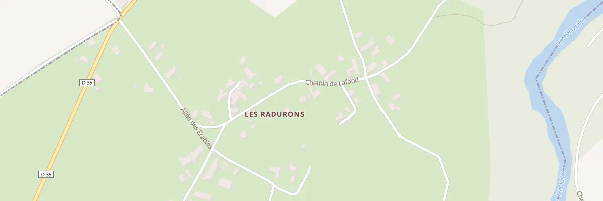 Plan du 8 Che de Lafond (Radurons) à Saint-Bonnet-de-Rochefort