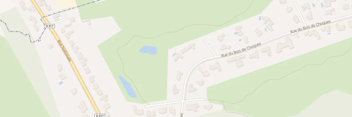 Plan du 363 Rue du Bois de Choques à Mérignies