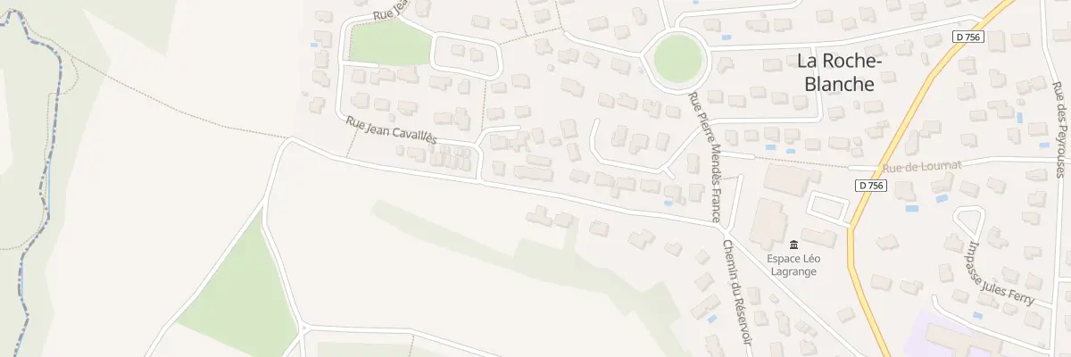 Plan du 2 Rue du Fosse de Macon à La Roche-Blanche