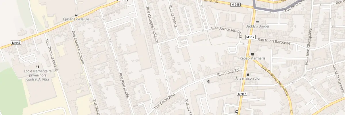 Plan du 32 Rue Georges Vanlaere à Halluin