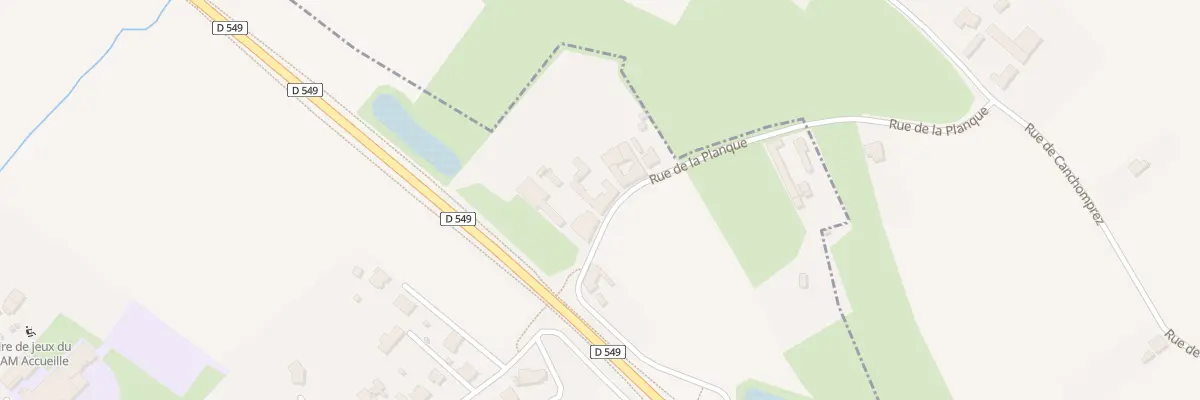 Plan du 56 Rue de la Planque à Pont-à-Marcq