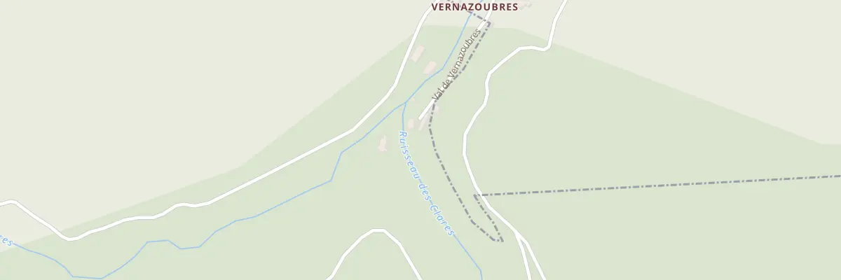 Plan du 7 Val de Vernazoubres au Bousquet-d’Orb