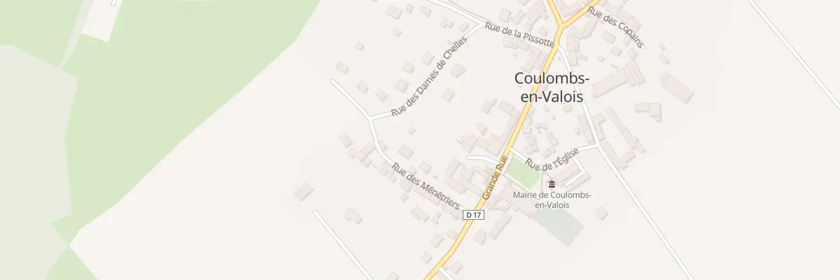 Plan du 8 Rue des Menetriers à Coulombs-en-Valois