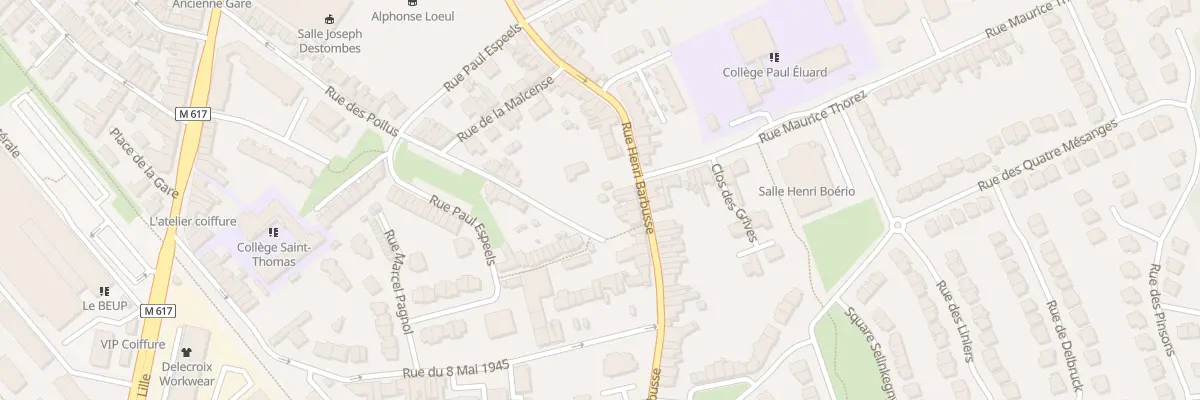 Plan du 82 Rue Henri Barbusse à Roncq