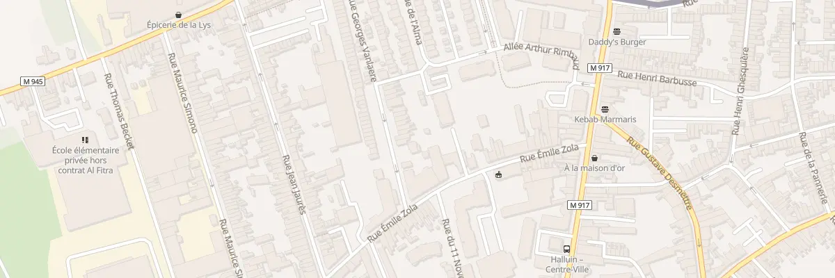 Plan du 22 Rue Georges Vanlaere à Halluin