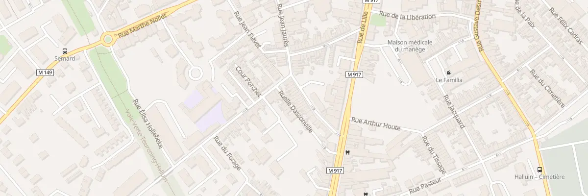 Plan du 31B Rue Jean Jaurès à Halluin
