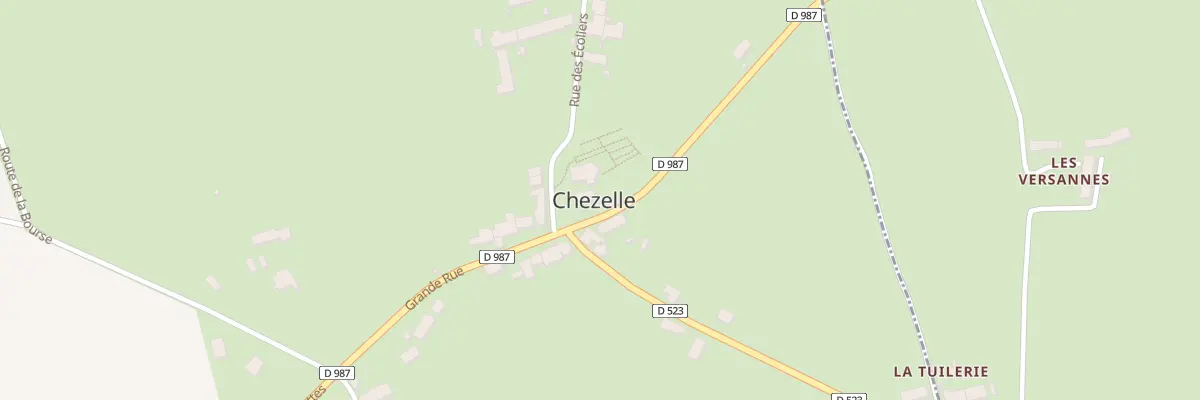 Plan du 5092 L’Eglise à Chezelle