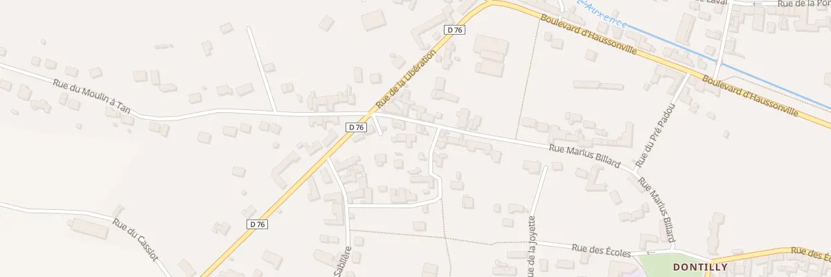 Plan du 6 Rue Marius Billard à Donnemarie-Dontilly