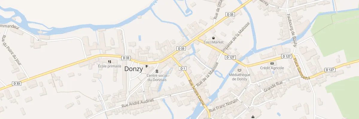 Plan du 3 Rue Notre Dame à Donzy