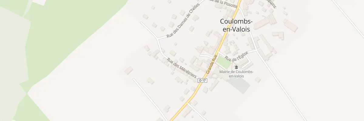 Plan du 6 Rue des Menetriers à Coulombs-en-Valois