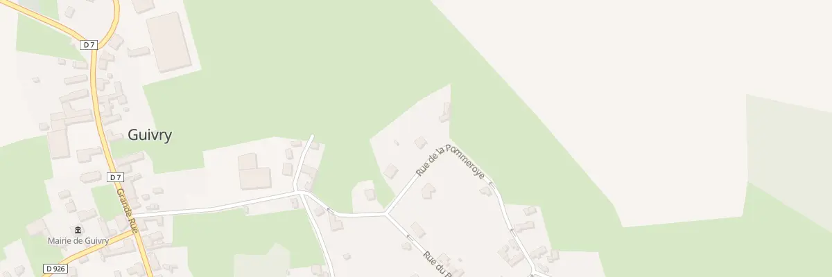 Plan du 9002 Rue de la Pommeroye à Guivry
