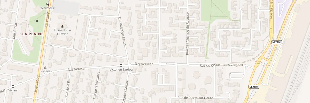 Plan du 3 Rue des Champs de Roseaux à Clermont-Ferrand