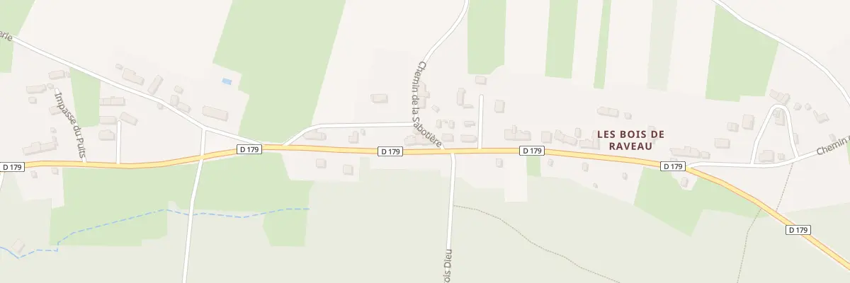 Plan du 4405 Rte des Bertranges à Raveau