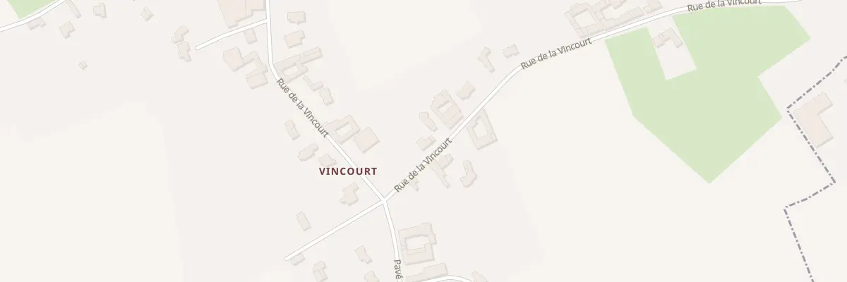 Plan du 1393 Rue de la Vincourt à Mons-en-Pévèle