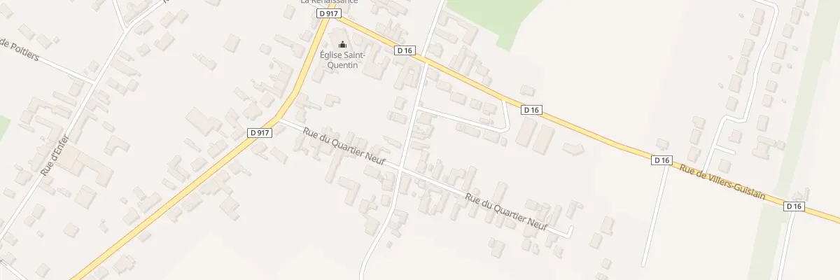 Plan du 77 Rue de Reims à Gouzeaucourt
