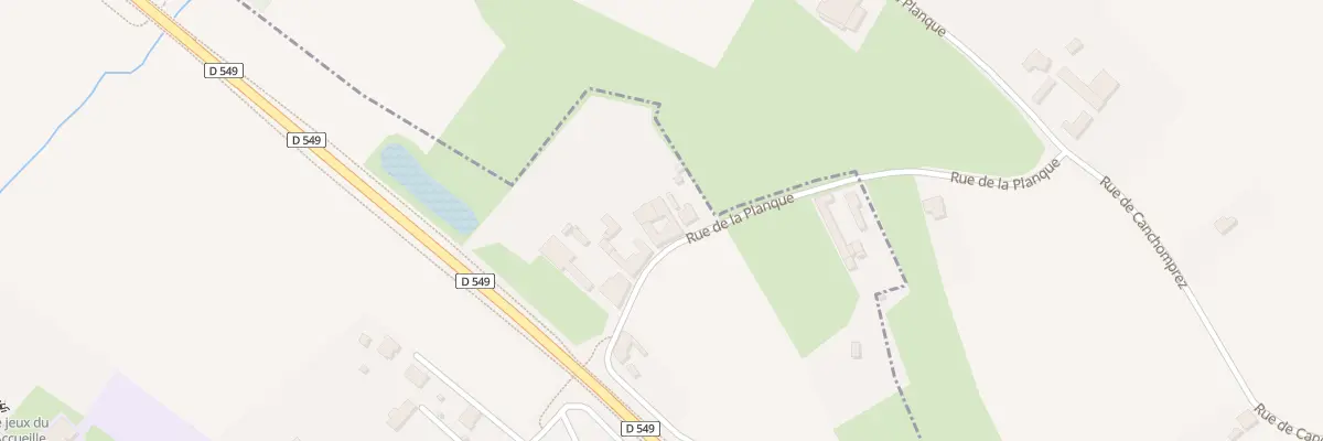 Plan du 60 Rue de la Planque à Pont-à-Marcq