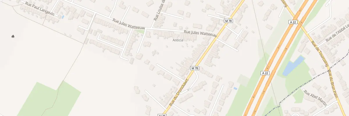 Plan du 226 Rue du Dronckaert à Roncq