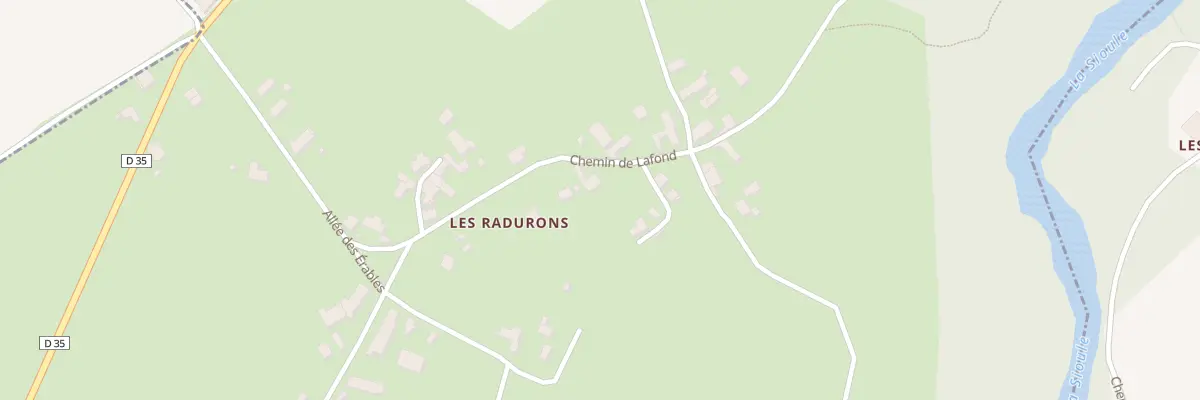 Plan du 10 Che de Lafond (Radurons) à Saint-Bonnet-de-Rochefort