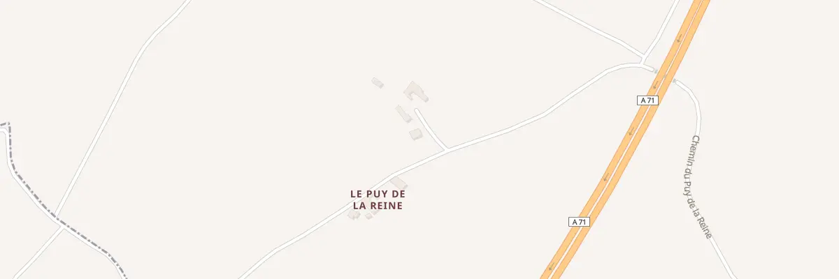 Plan du 36 Che du Puy de la Reine à Saint-Bonnet-de-Rochefort