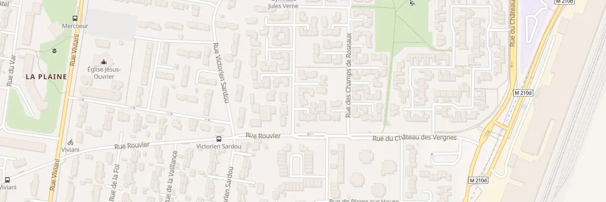 Plan du 8 Rue des Champs de Roseaux à Clermont-Ferrand