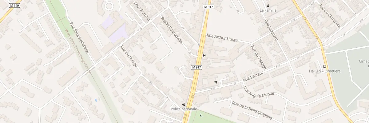 Plan du 156 Rue de Lille à Halluin