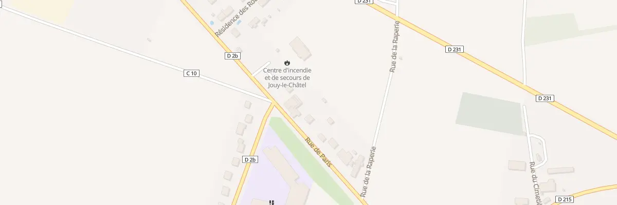 Plan du 43B Rue de Paris à Jouy-le-Châtel