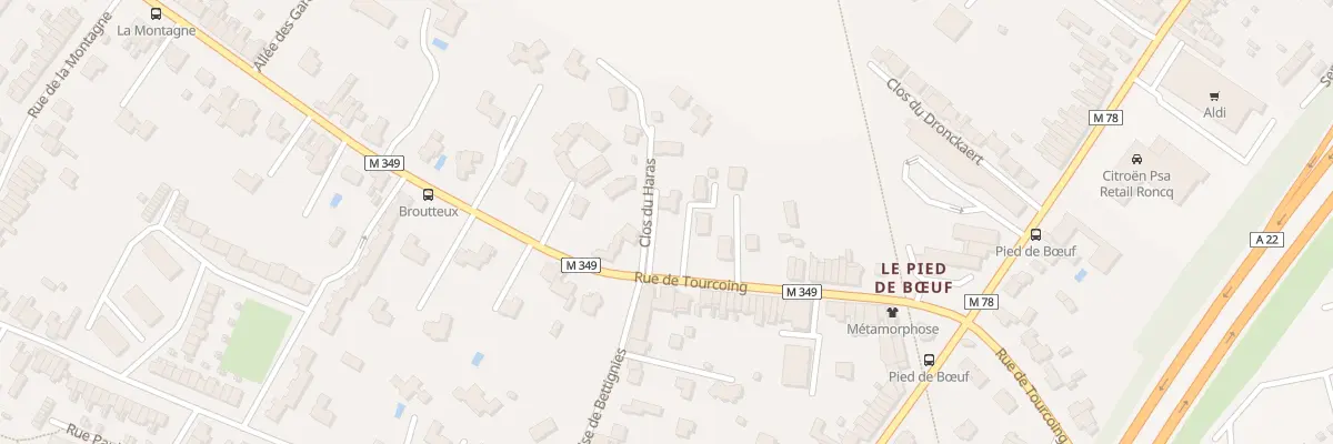 Plan du 97B Rue de Tourcoing à Roncq