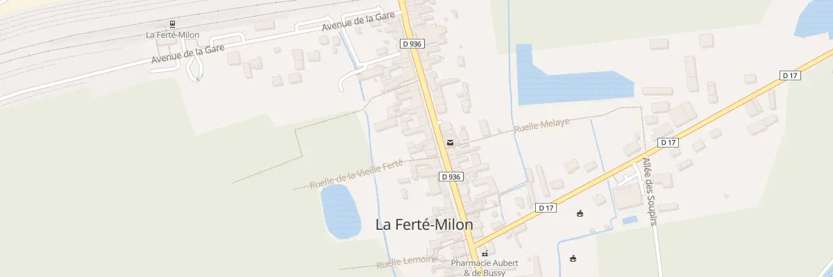 Plan du 43 Rue de la Chaussée à La Ferté-Milon