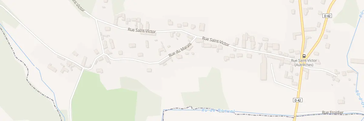 Plan du 5 Rue du Marais à Autrêches