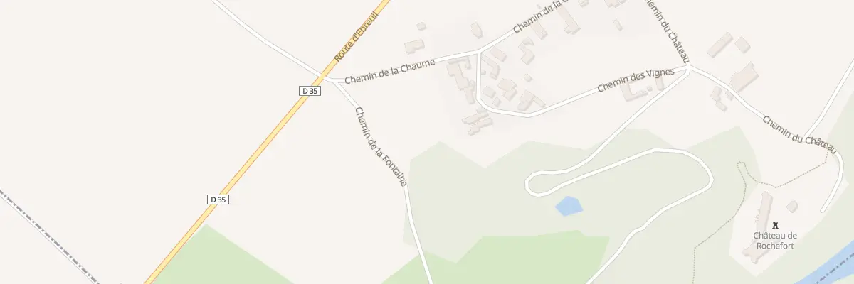 Plan du 8 Che des Vignes (Rochefort) à Saint-Bonnet-de-Rochefort