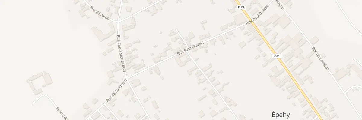 Plan du 61 Rue Neuve à Épehy