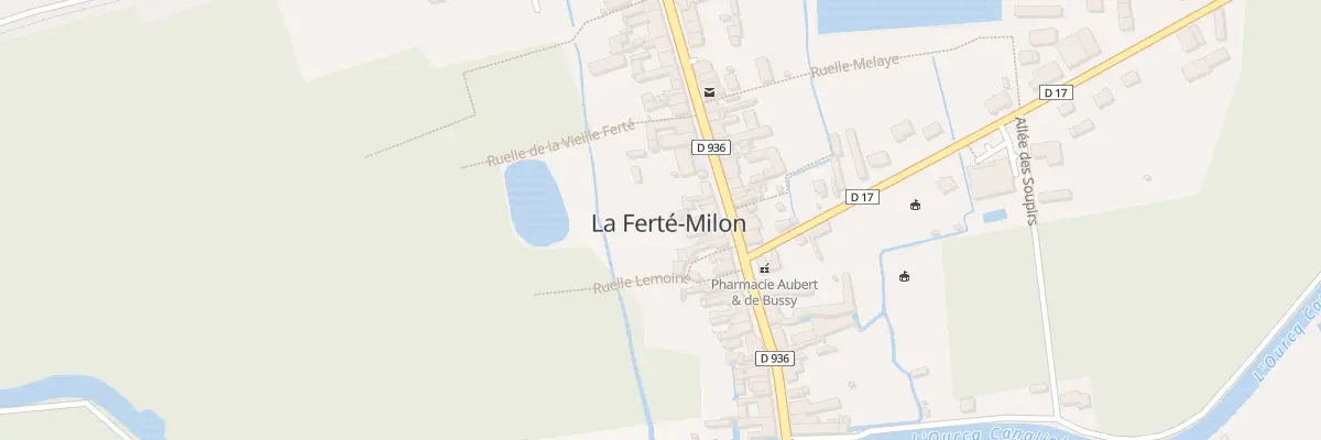 Plan du 23 Rue de la Chaussée à La Ferté-Milon