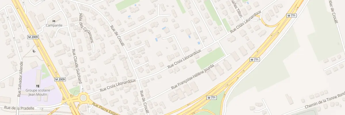 Plan du 37 Rue Croix Leonardoux à Clermont-Ferrand