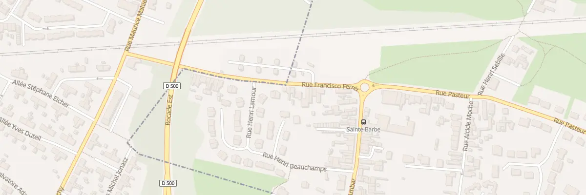 Plan du 15 Rue Francisco Ferrer à Dechy
