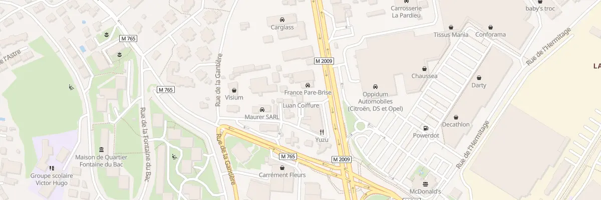Plan du 114 Bd Gustave Flaubert à Clermont-Ferrand