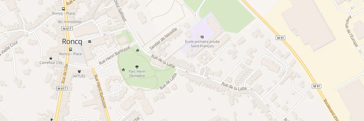 Plan du 17 Rue de la Latte à Roncq
