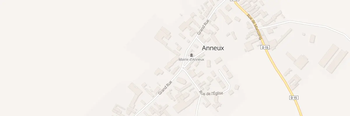 Plan du 20 Gr Grand Rue à Anneux