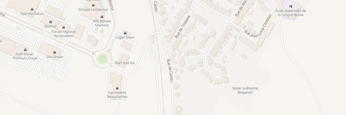 Plan du 2 Rue de Trappes à Dechy