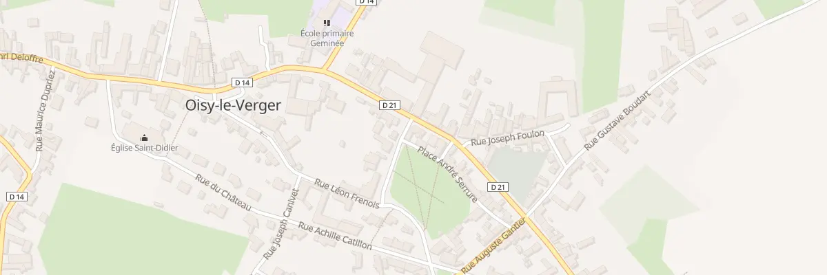 Plan du 2 Rue Charles Desailly à Oisy-le-Verger
