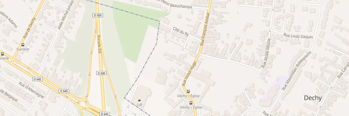 Plan du 49E Rue Victor Hugo à Dechy