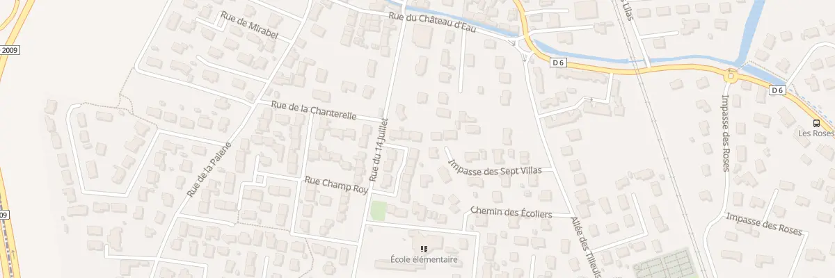 Plan du 5 Rue du Clos des Vignots à Ménétrol