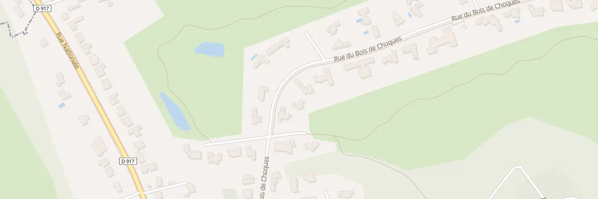Plan du 356 Rue du Bois de Choques à Mérignies