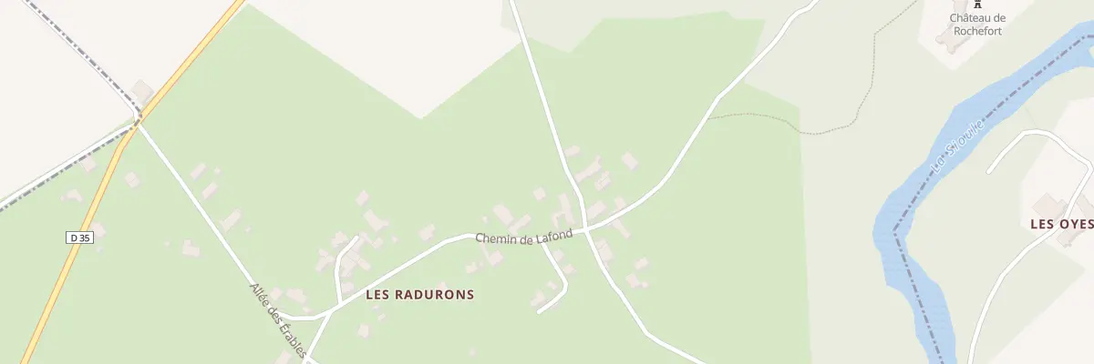 Plan du 9 Che de Lafond (Radurons) à Saint-Bonnet-de-Rochefort