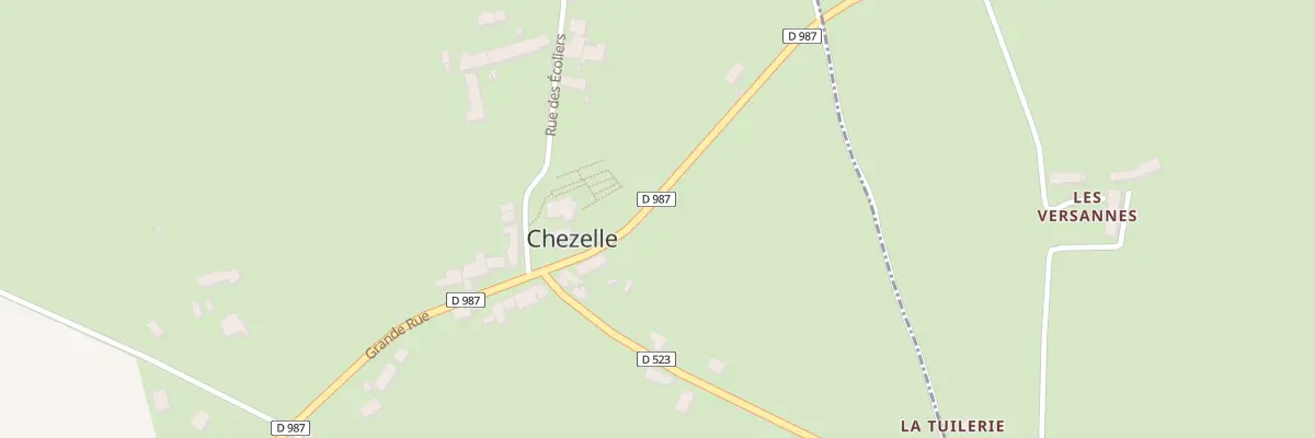 Plan du 5089 Le Paturail de l’Eglise à Chezelle
