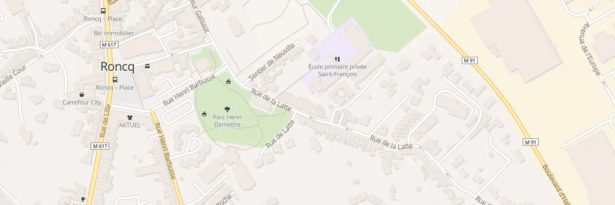 Plan du 21 Rue de la Latte à Roncq
